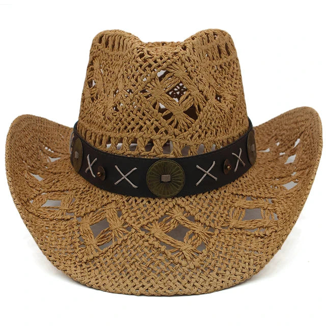 Classic Straw Cowboy Hat - Image 10
