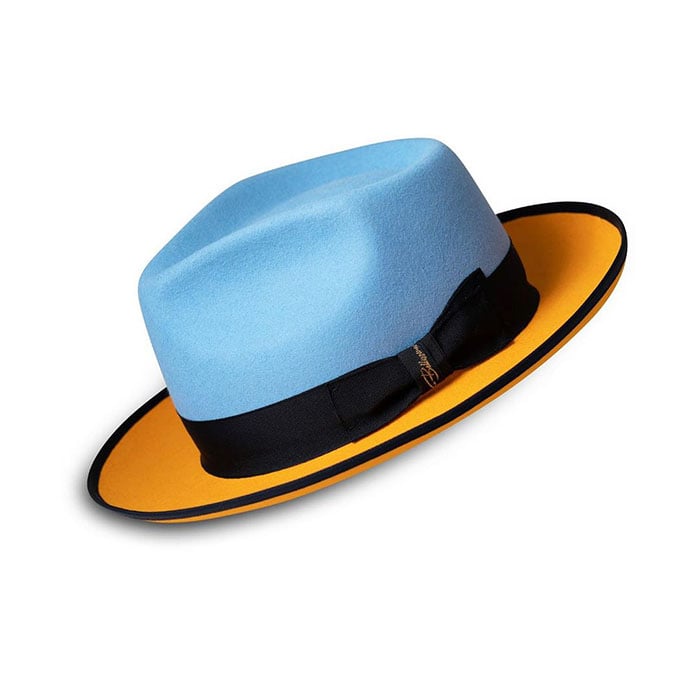 Classic Two Tone Fedora - Image 4