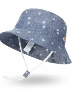 Cotton Cartoon Stars Printed Soft Baby Bucket Hat