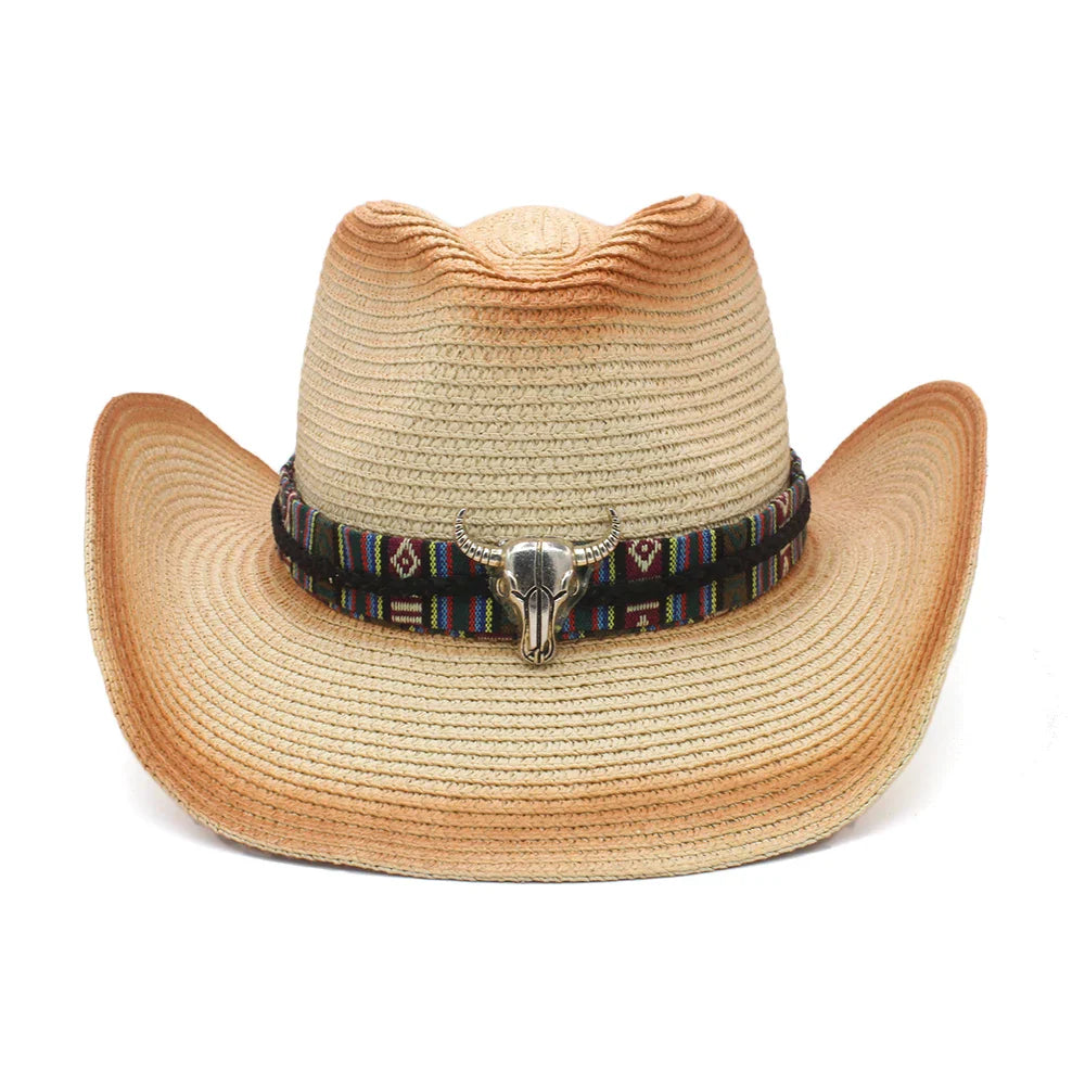 Country Charm Straw Cowboy Hat - Image 2