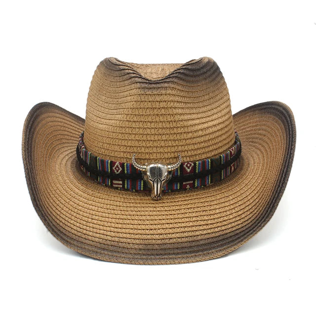 Country Charm Straw Cowboy Hat - Image 7