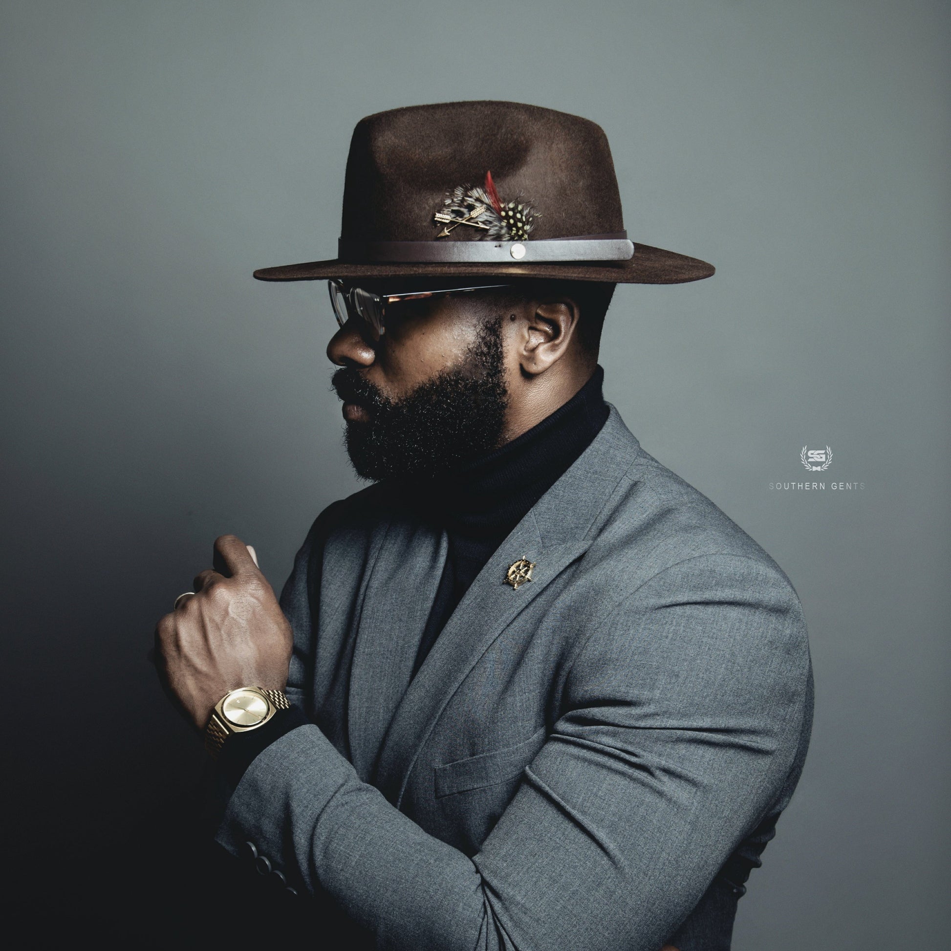 Dapper Men's Felt Fedora Hat–Black - Image 21