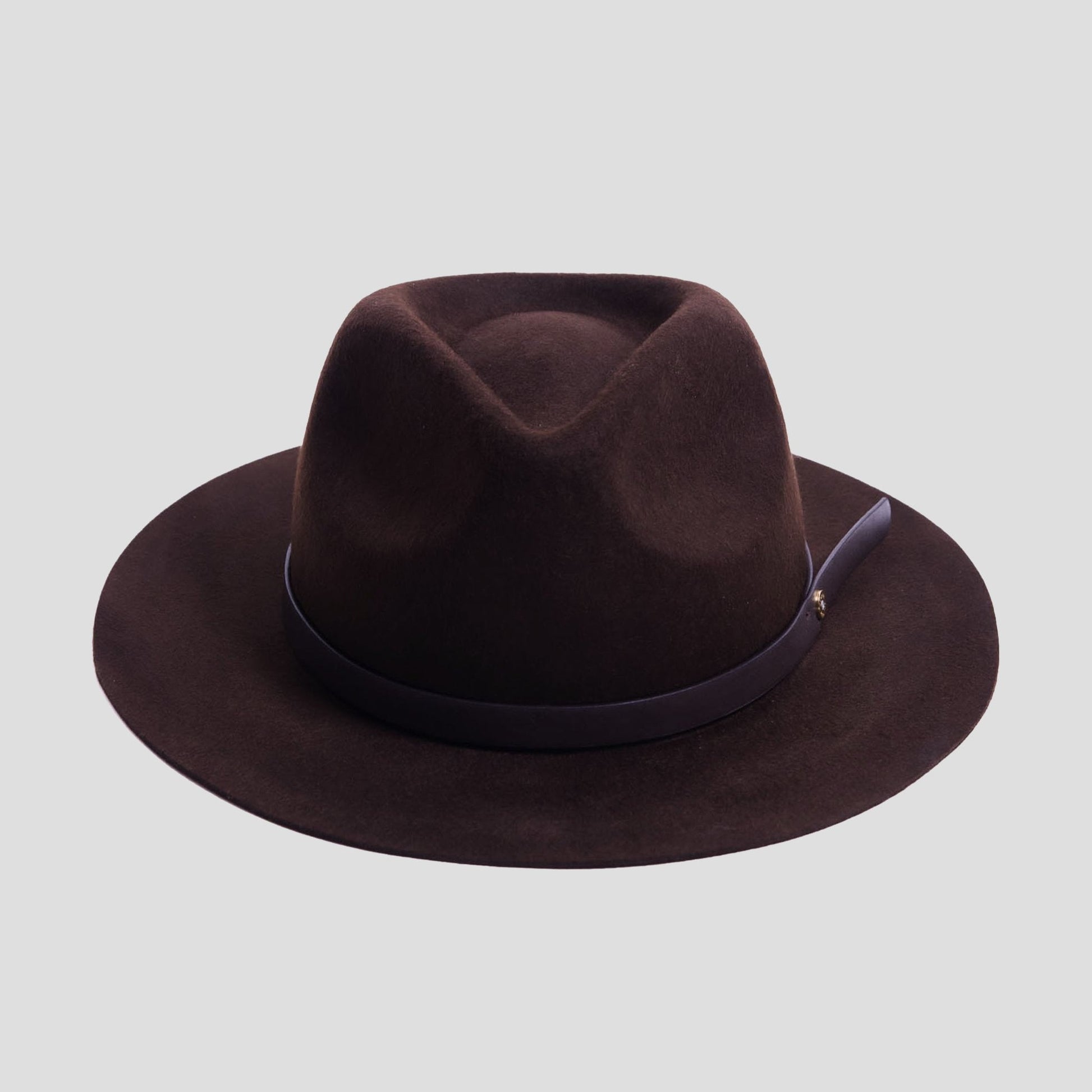 Dapper Men's Felt Fedora Hat–Black - Image 19