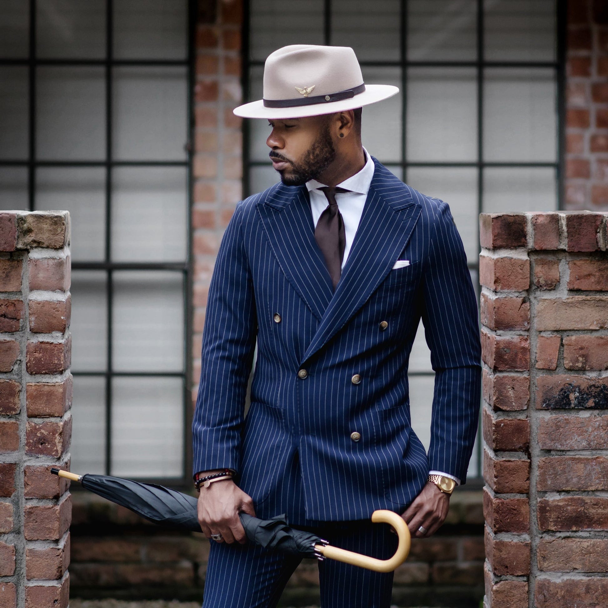 Dapper Men's Felt Fedora Hat–Black - Image 29