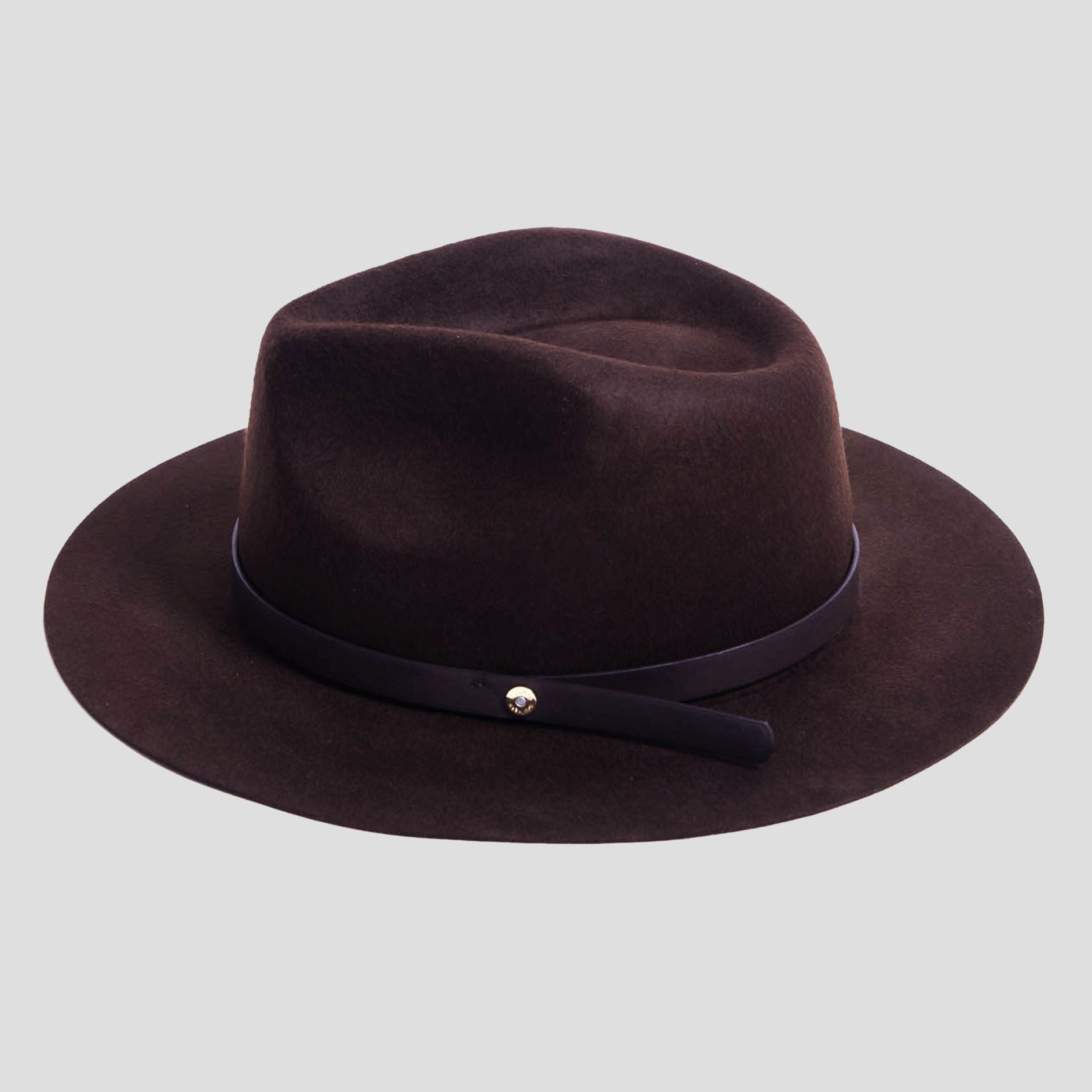 Dapper Men's Felt Fedora Hat–Black - Image 20