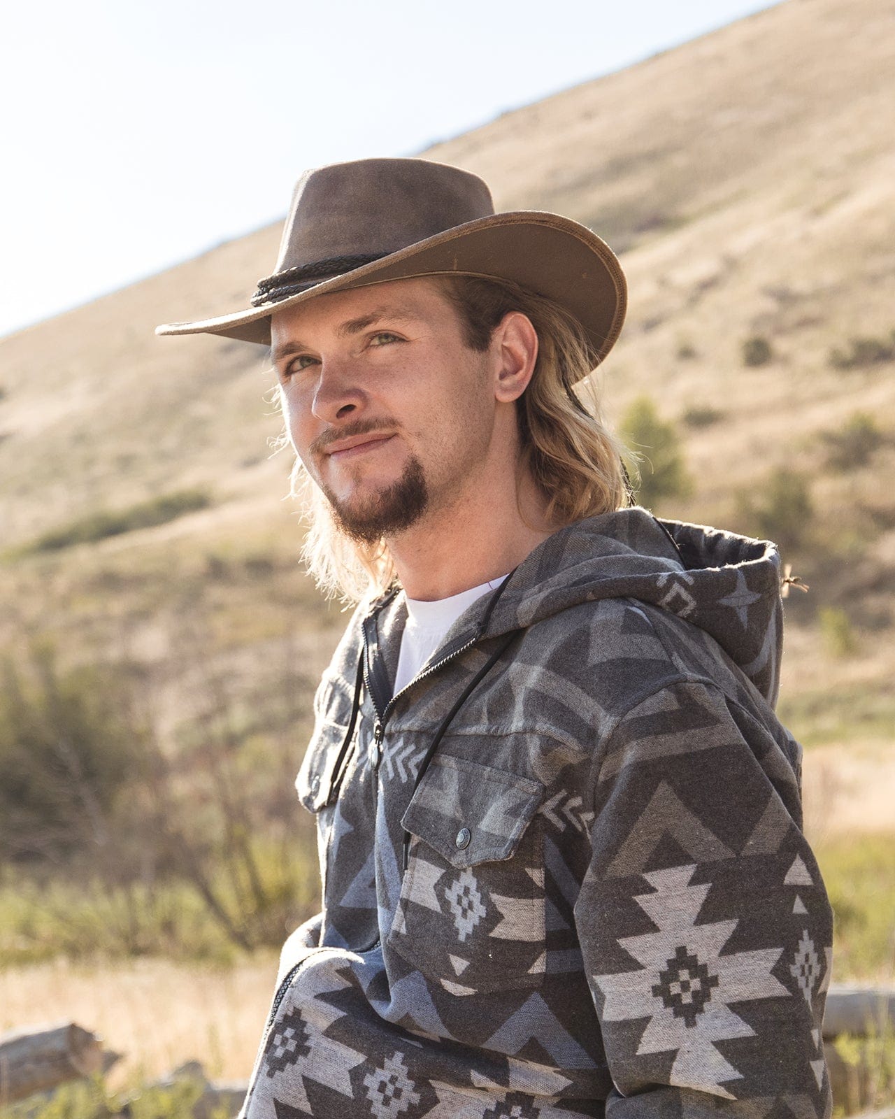 Dawson Leather Hat - Image 2