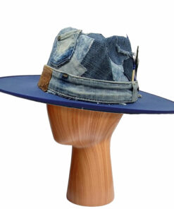Denim Fedora Hat