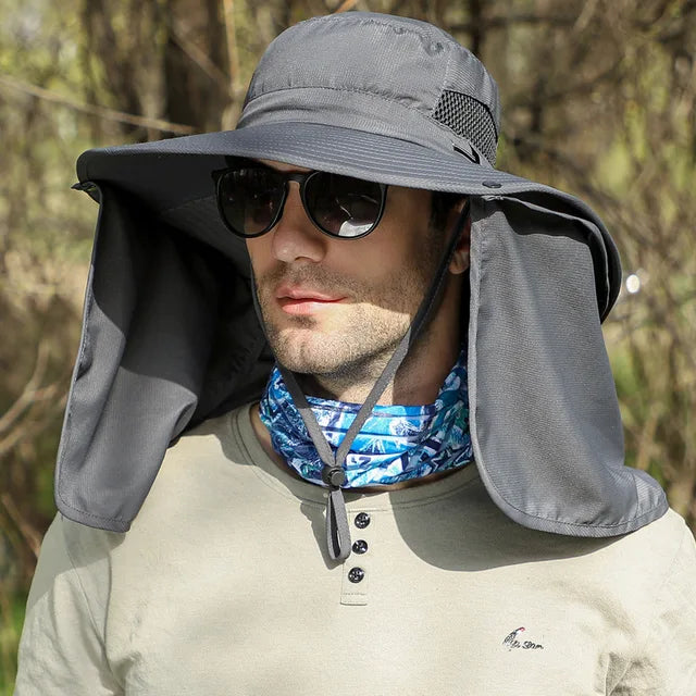Detachable Curtain Neck Protection Boonie Hat - Image 11