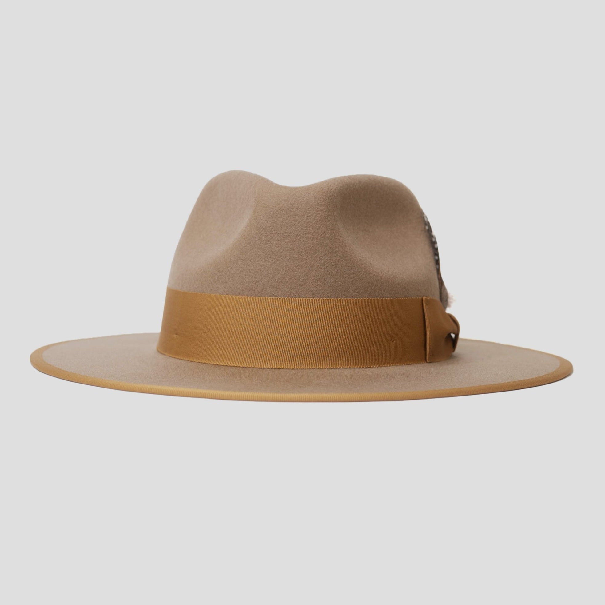 Distinctive Felt Fedora Hat in Grey - Image 13