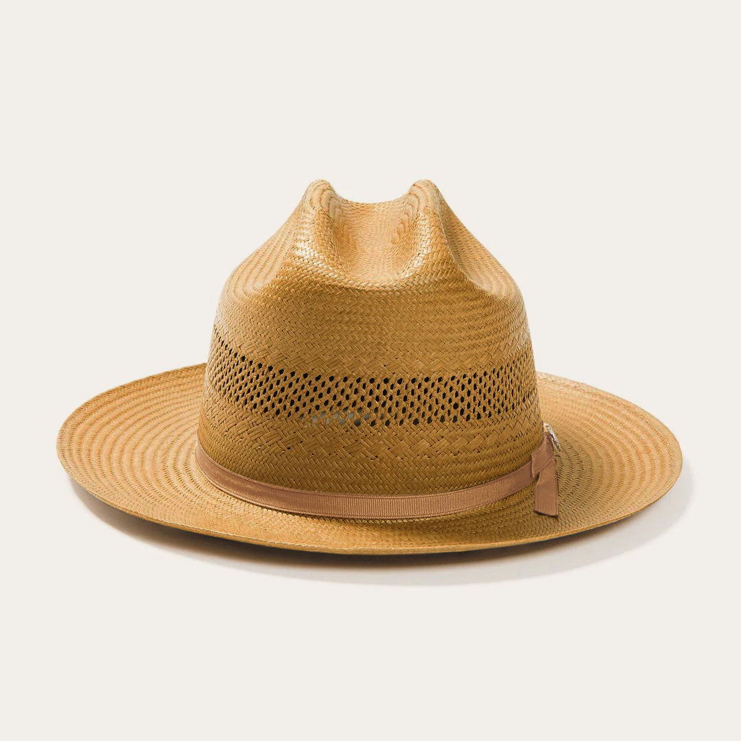 Distinguished Vented Straw Cowboy Hat - Image 11