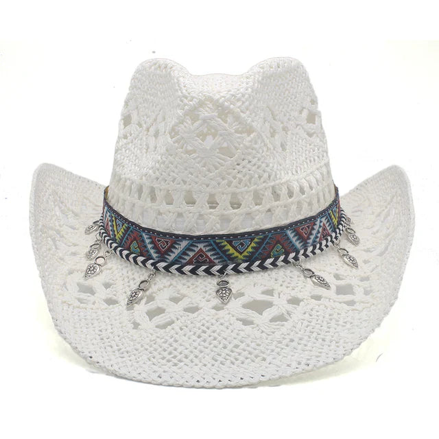 Effortlessly Chic Straw Cowboy Hat - Image 7
