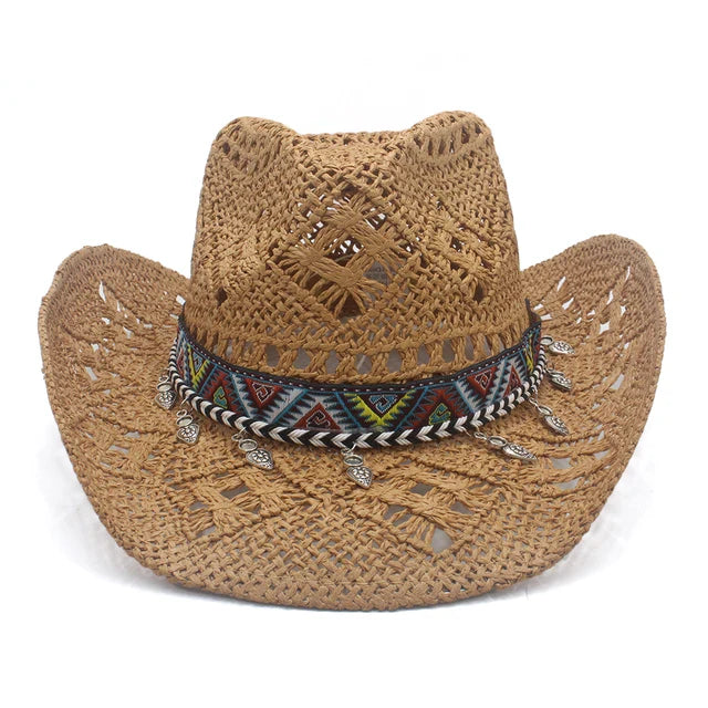 Effortlessly Chic Straw Cowboy Hat - Image 10