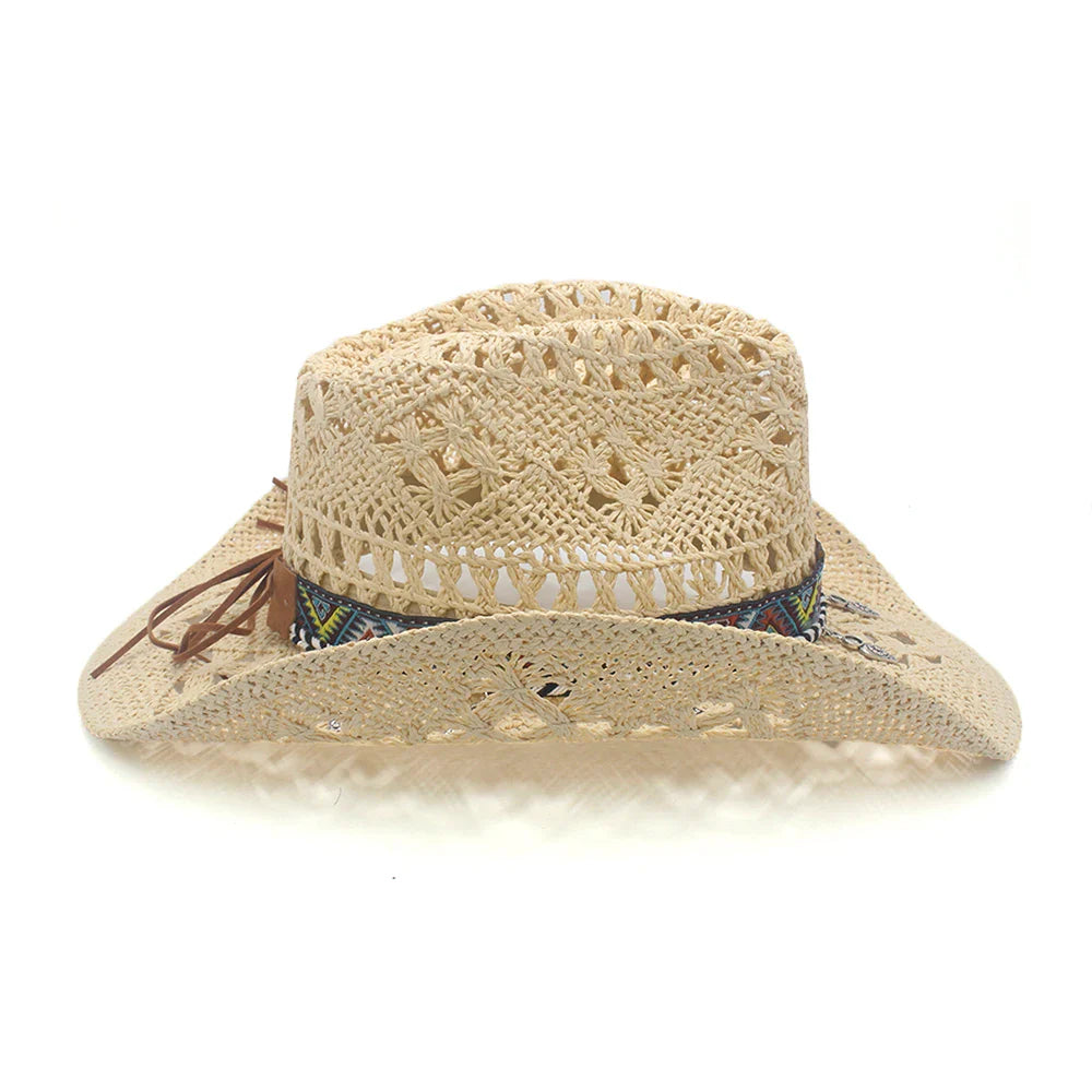 Effortlessly Chic Straw Cowboy Hat - Image 6