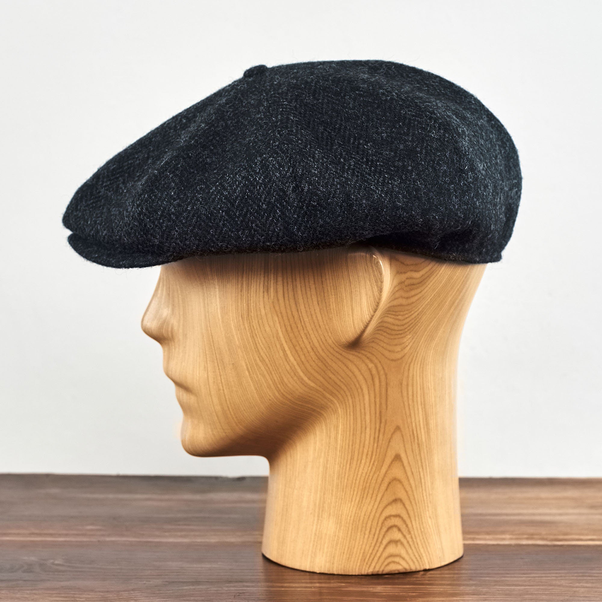 Eight Piece Cap Tweed-Black - Image 7