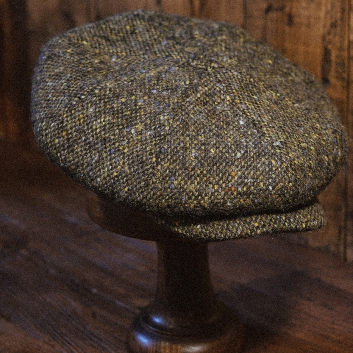 Eight Piece Fashion Brown Wool Newsboy Cap - Image 7
