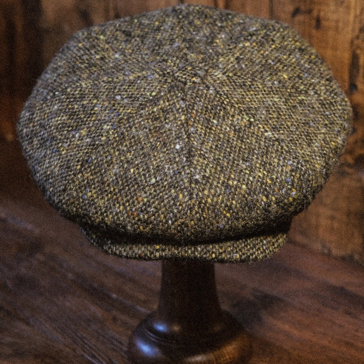 Eight Piece Fashion Brown Wool Newsboy Cap - Image 9