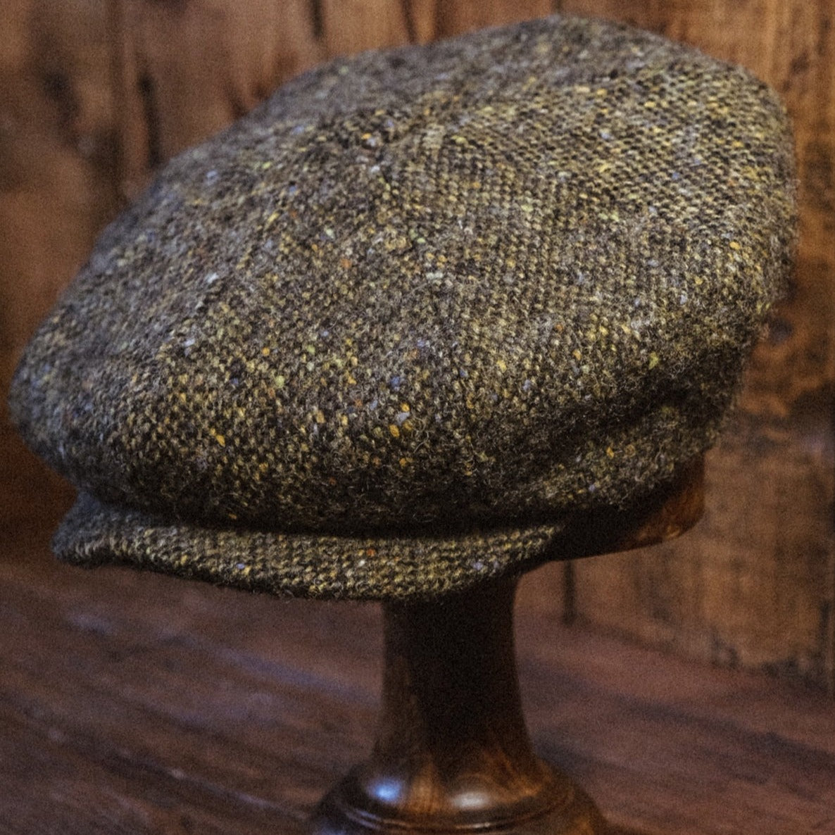 Eight Piece Fashion Brown Wool Newsboy Cap - Image 6