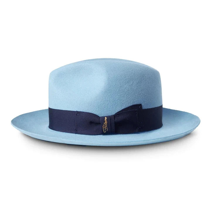 Felt Two Tone Fedora Hat - Image 10