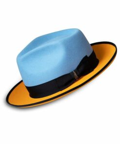 Felt Two Tone Fedora Hat