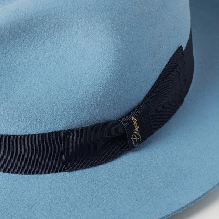 Felt Two Tone Fedora Hat - Image 11