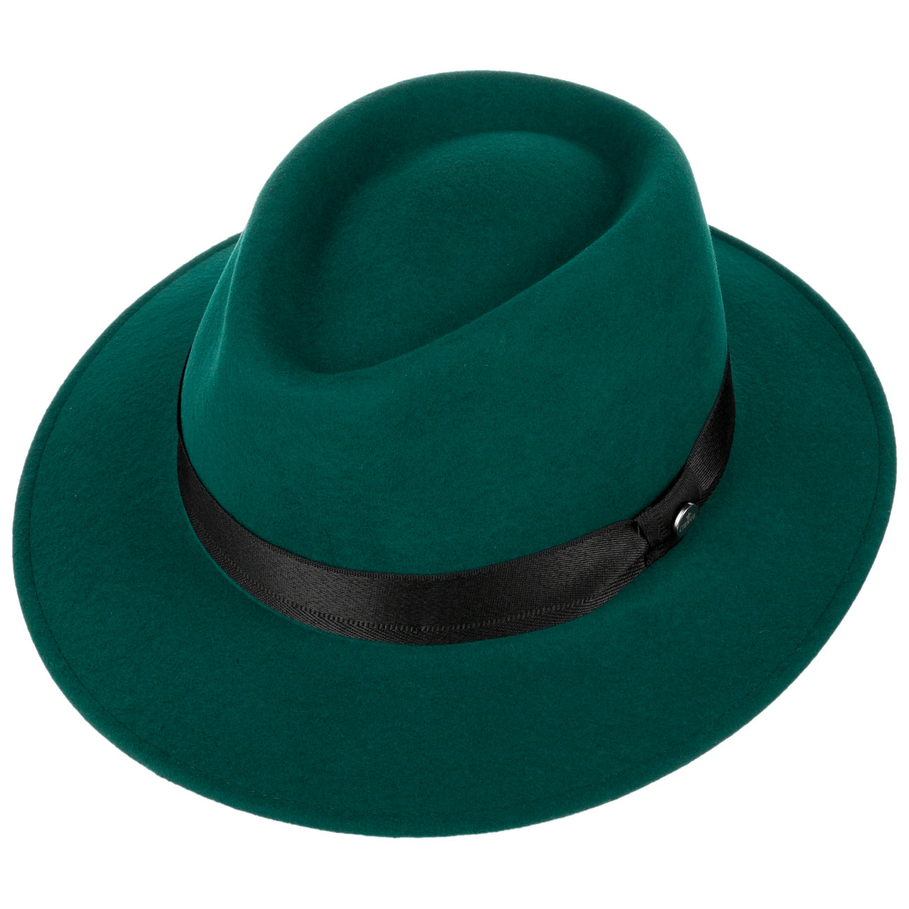 Green Traveller Felt Fedora Hat - Image 3