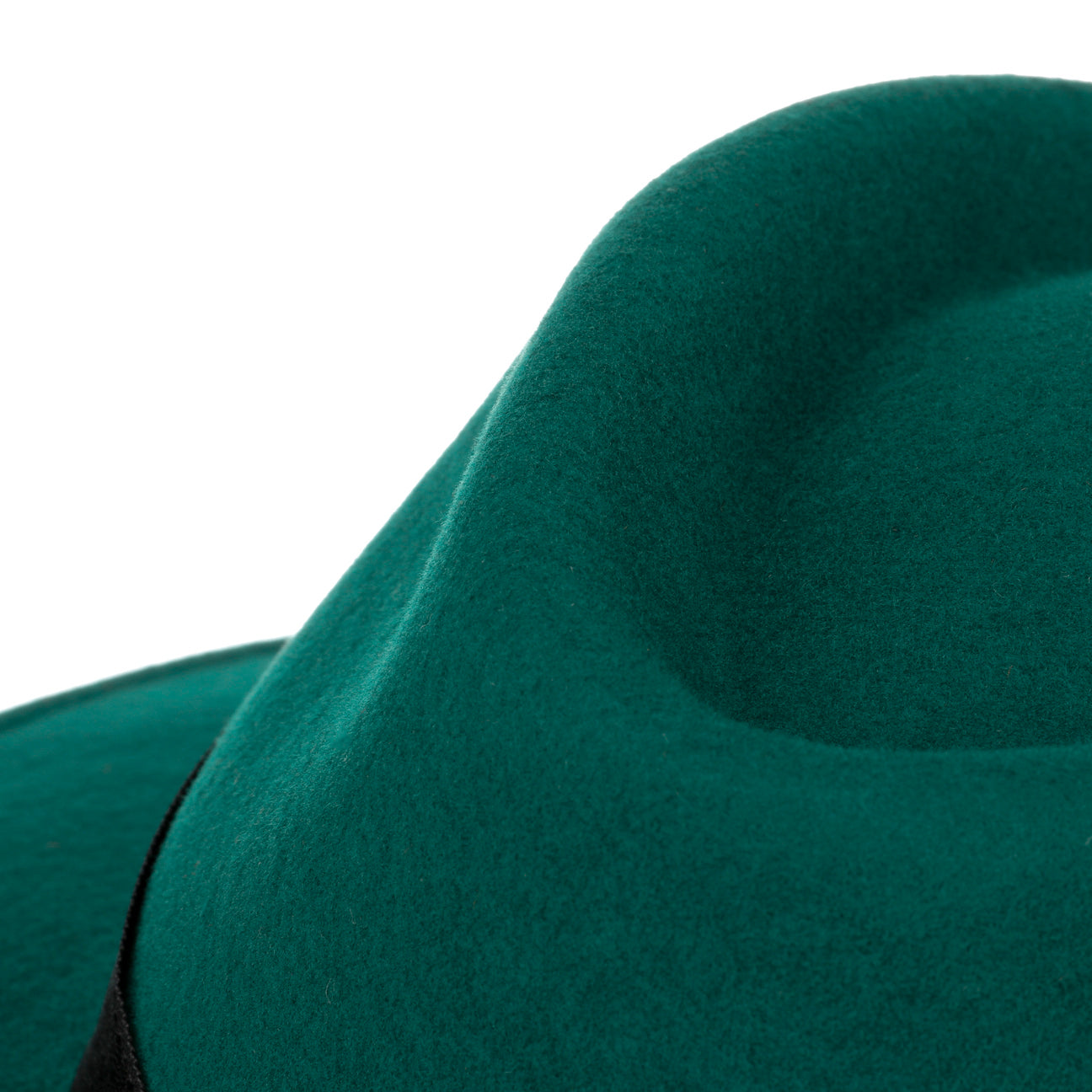 Green Traveller Felt Fedora Hat - Image 2
