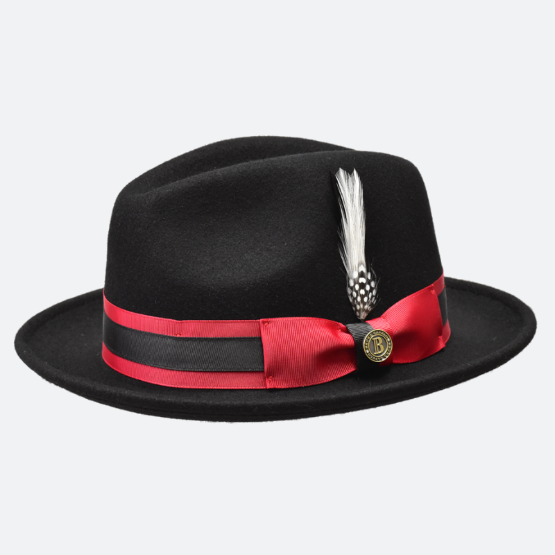 Heritage Classic Fedora Crushable 2-Tone Fedora Hat - Image 6