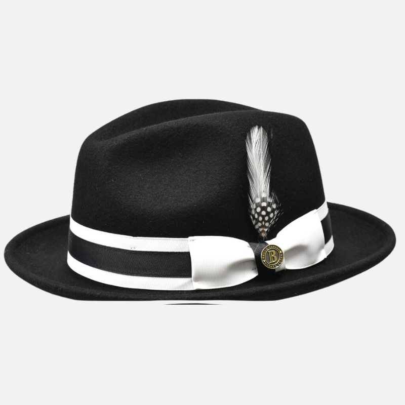 Heritage Classic Fedora Crushable 2-Tone Fedora Hat - Image 3
