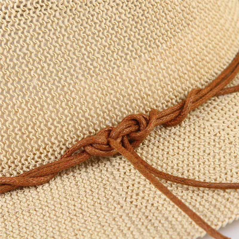 Hollow Out Panama Straw Hat - Image 6