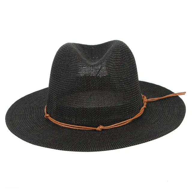 Hollow Out Panama Straw Hat - Image 8