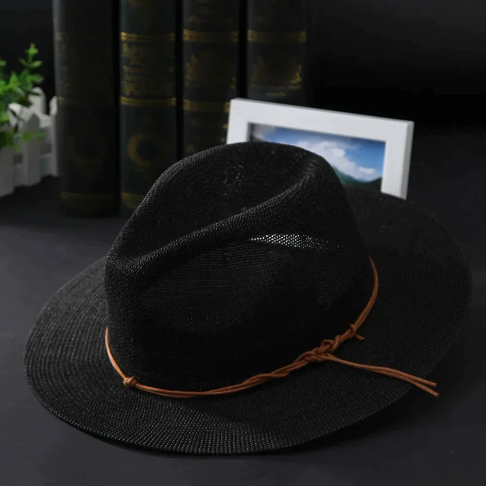 Hollow Out Panama Straw Hat - Image 5