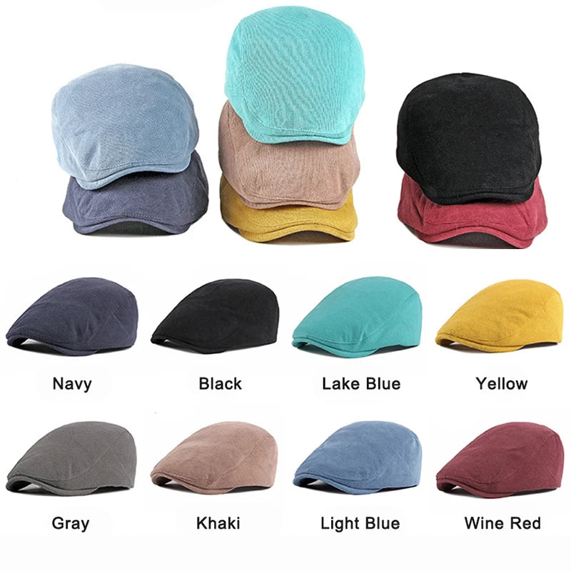 Knitting Casual Fashion Flat Cap - Image 9