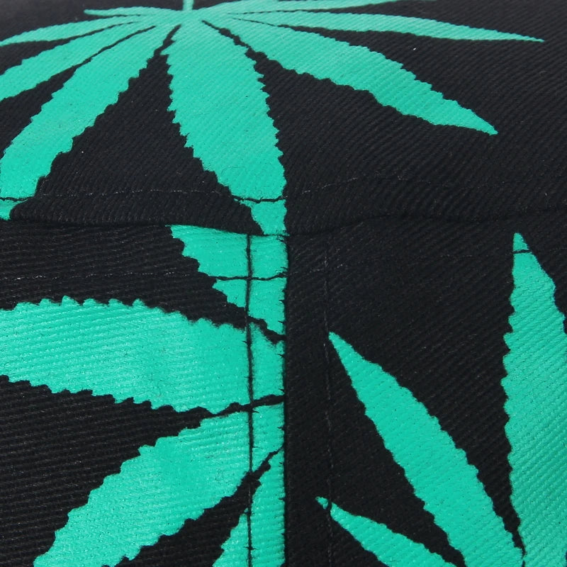 Leaf Print Hip Hop Bucket Hat Sun Hats Cotton - Image 10