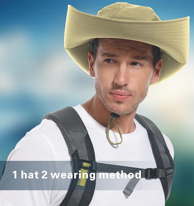 Men & Women Ultra Wide Brim hat UPF50+ Waterproof Sun hat - Image 2
