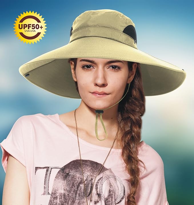 Men & Women Ultra Wide Brim hat UPF50+ Waterproof Sun hat - Image 3
