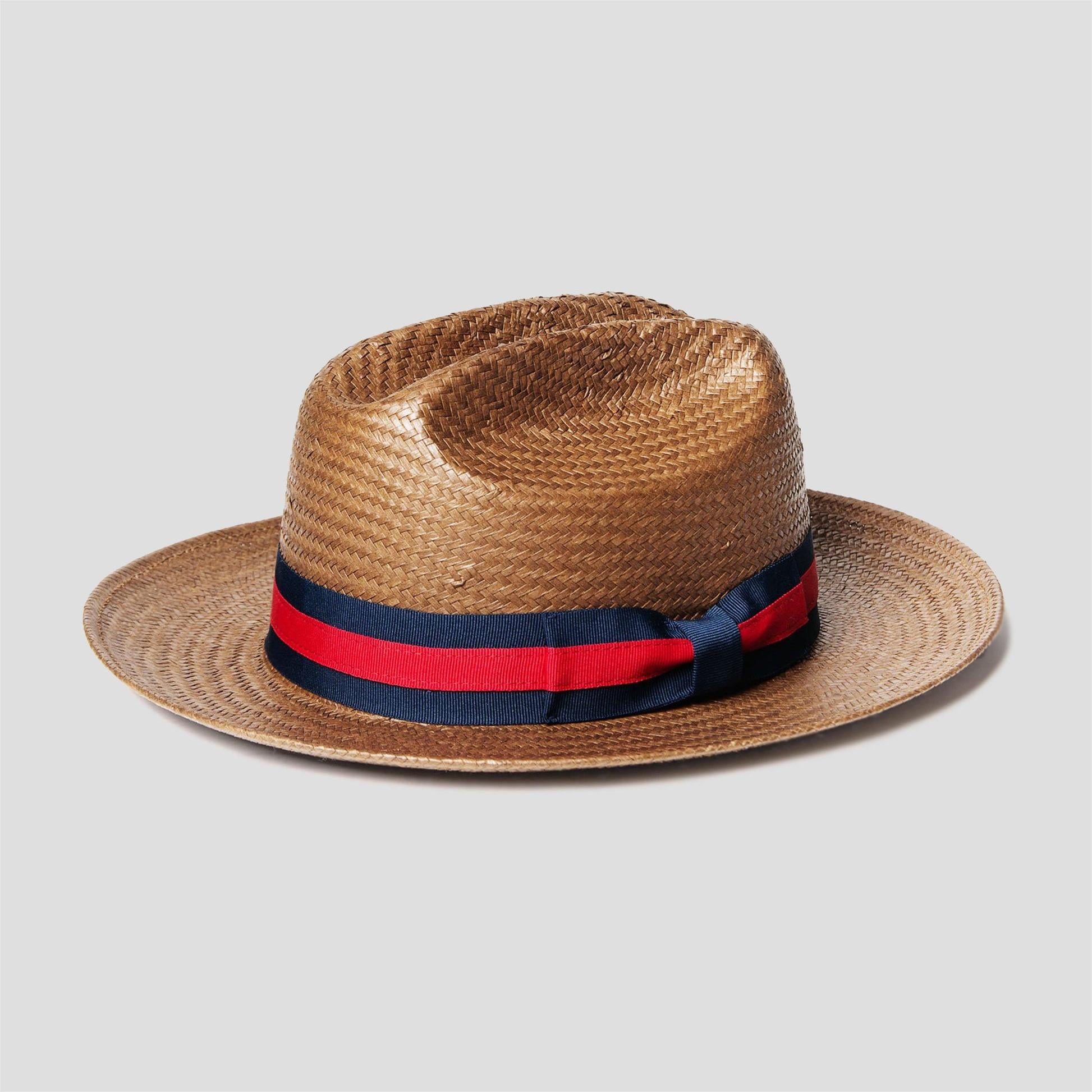 Miller Ranch Fedora -- Patriotic Straw - Image 3