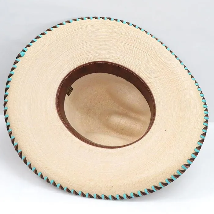 Palm Leaf Cowboy Straw Hat - Image 4