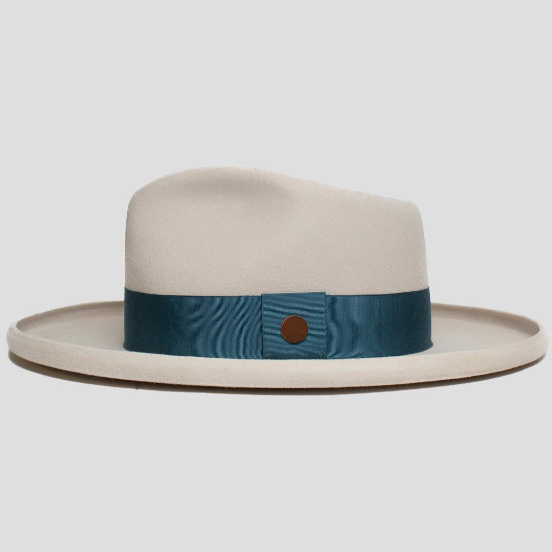 Refined Wide Brim Felt Fedora - Image 16