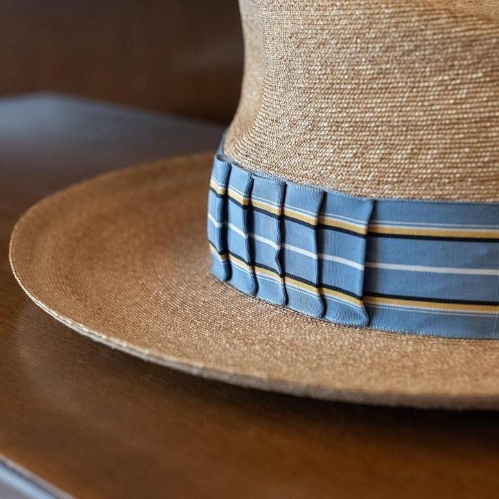 Regal Edge Straw Fedora Hat - Image 3