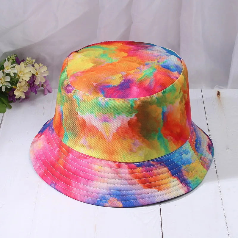Reversible Bucket Hat Cotton Tie dye - Image 9