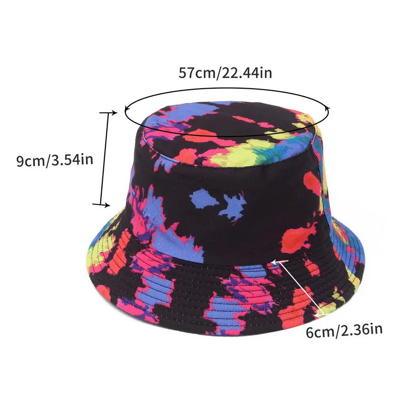 Reversible Bucket Hat Cotton Tie dye - Image 7