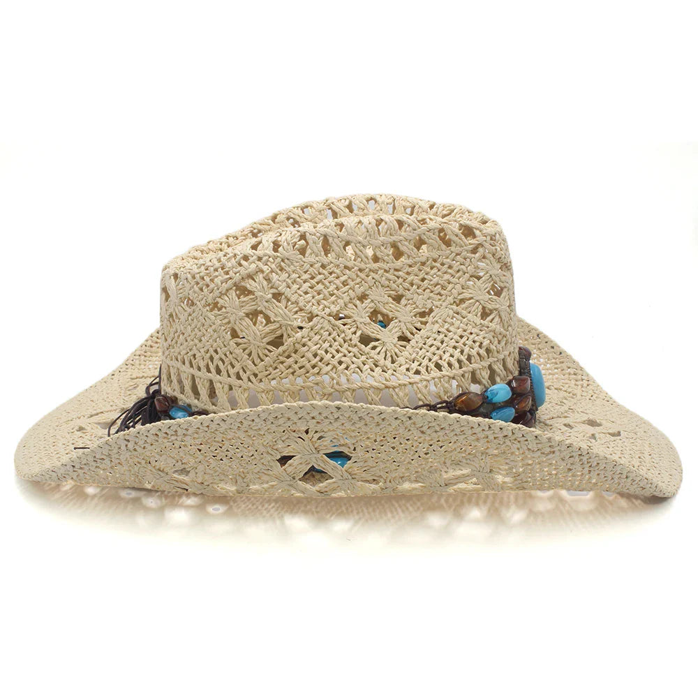 Rustic Elegance Straw Cowboy Hat - Image 5