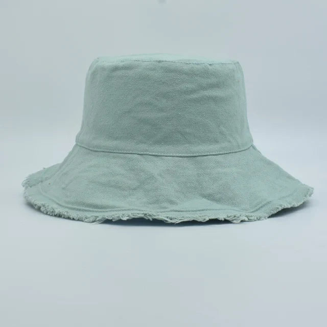 Soft Raw Hem Bucket Hat - Image 8