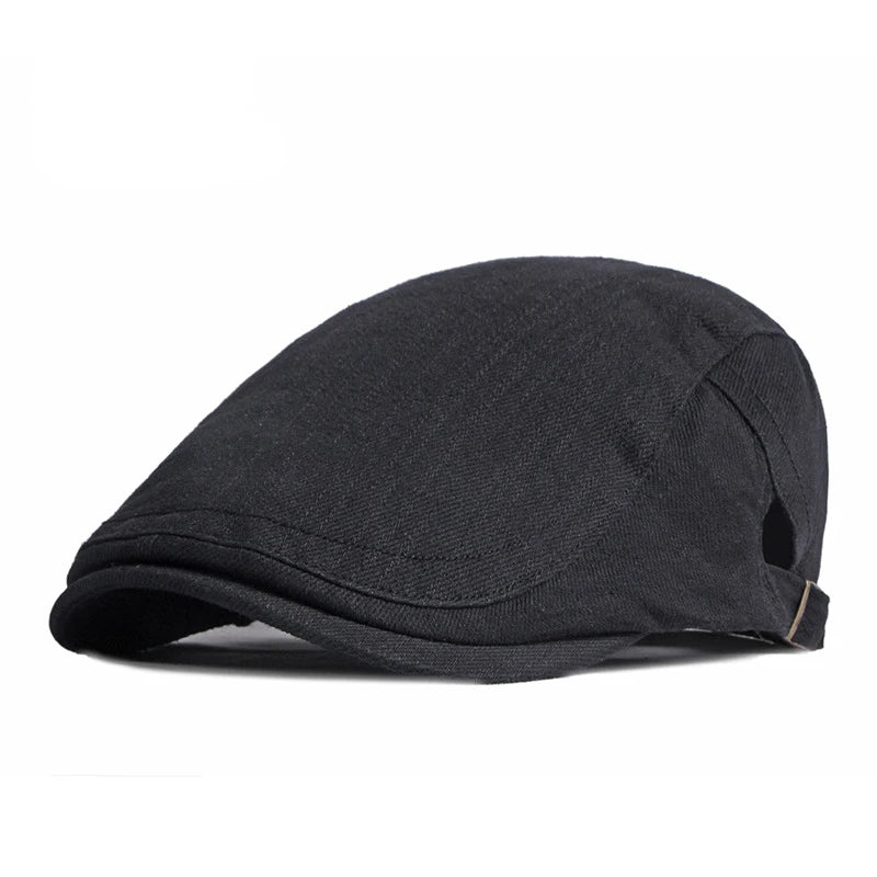 Solid Color Exquisite Fashion Flat Cap - Image 2