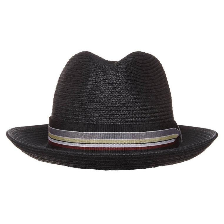 Sophisticate's Signature Summer Braid Fedora Straw - Image 4