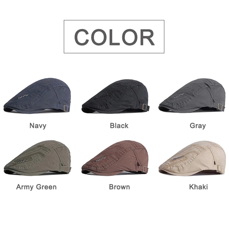 Sports Leisure Cotton Flat Hat - Image 10