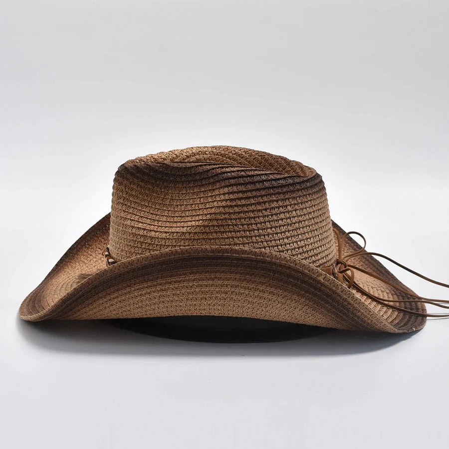 Straw Hat Tassels Western Cowboy Hats - Image 4