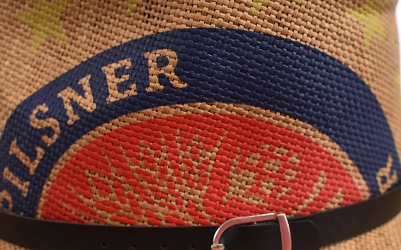 Straw Western Cowboy Hat Classic Panama - Image 11