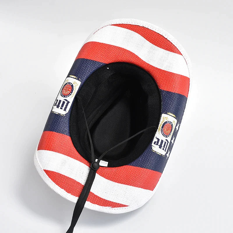 Straw Western Cowboy Hat Classic Panama - Image 9