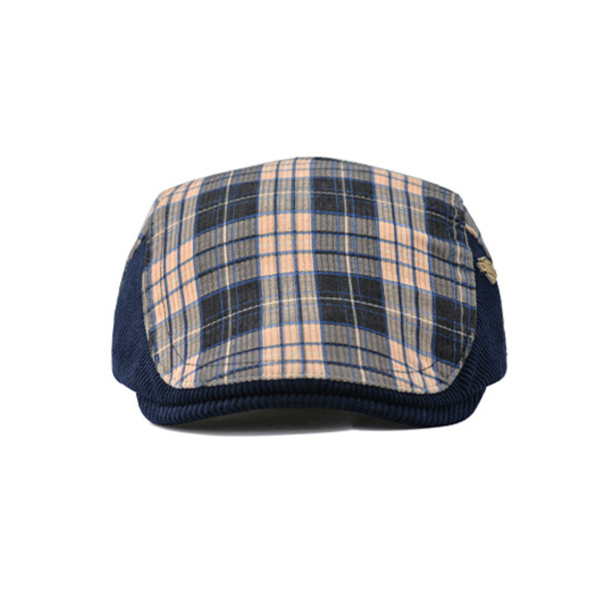Striped Corduroy Flat Cap - Image 4